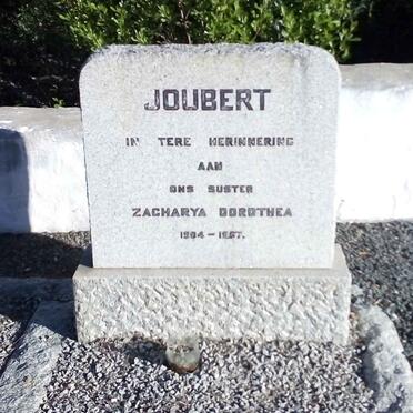 JOUBERT Zacharya Dorothea 1905-1967