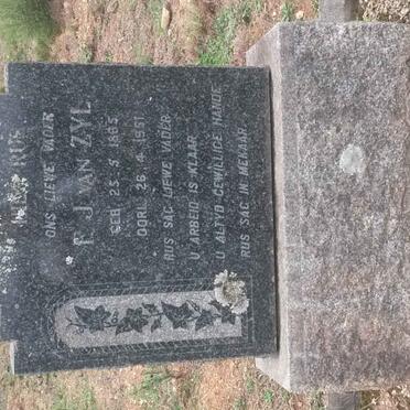 ZYL F.J., van 1865-1951