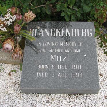 BLANCKENBERG Mitzi 1911-1996