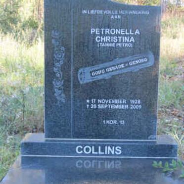 COLLINS Petronella Christina 1928-2009