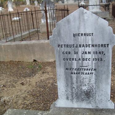 BADENHORST Petrus J. 1847-1913