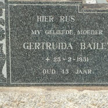 BAILEY Gertruida -1951