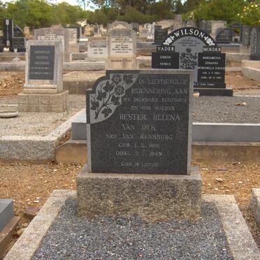 DYK Hester Helena, van nee VAN RENSBURG 1901-1949