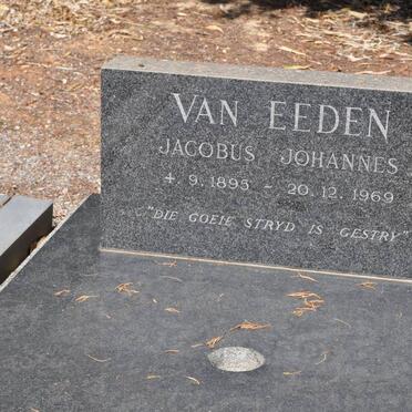 EEDEN Jacobus Johannes, van 1895-1969