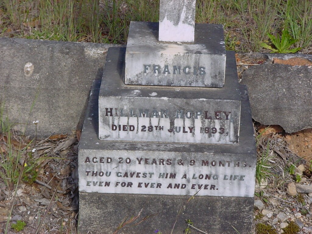 HOPLEY Francis Hillman -1893