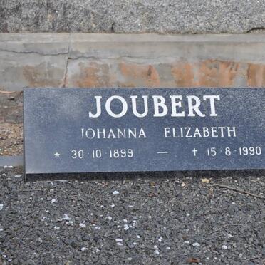 JOUBERT Johanna Elizabeth 1899-1990