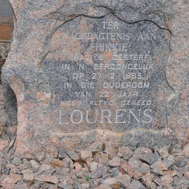 LOURENS Frikkie -1965