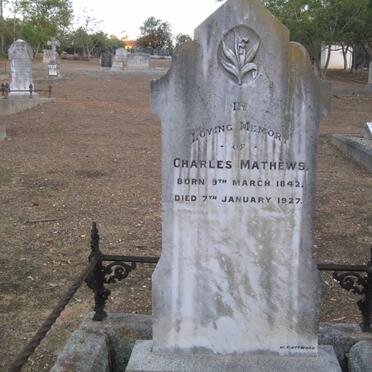MATHEWS Charles 1842-1927