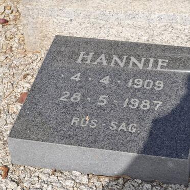 OLIVIER Hannie 1909-1987