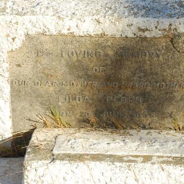 PEDRO Filda 1865-