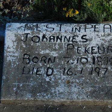 PEKEUR Johannes 1890-1977 &amp; Nettie -1940 