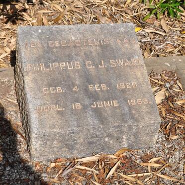 SWART Philippus C.J. 1920-1963