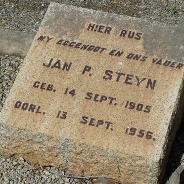 STEYN Jan P. 1905-1956