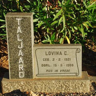 TALJAARD Lovina C. 1921-1966