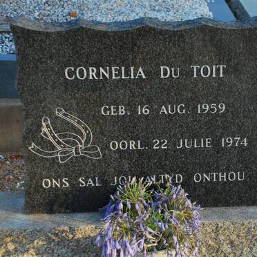 TOIT Cornelia, du 1959-1974