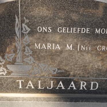 TALJAARD Maria M. nee CROUS 