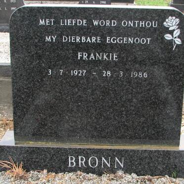 BRONN Frankie 1927-1986