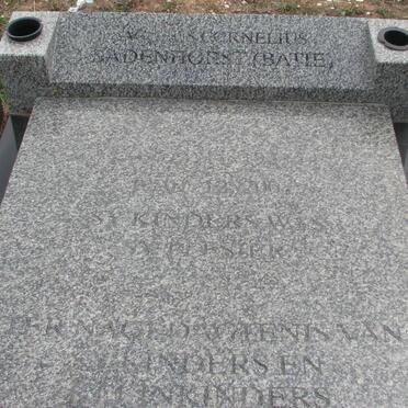 BADENHORST ? Cornelius 19??-200?