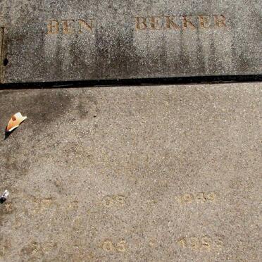 BEKKER Ben 1949-199?