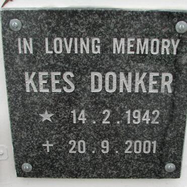 DONKER Kees 1942-2001
