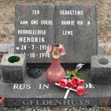 GELDENHUYS Hendrik 1916-1994