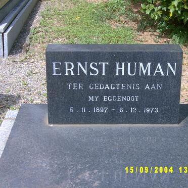 HUMAN Ernst 1897-1973