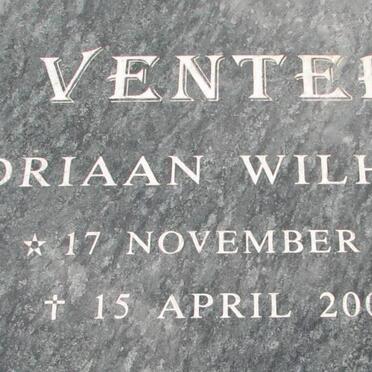 VENTER Adriaan Wilhelm 1936-2006