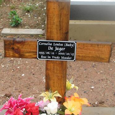 JAGER Cornelia Louise, de 1935-2010