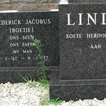 LINDE Frederick Jacobus 1947-1977