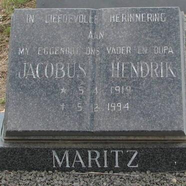 MARITZ Jacobus Hendrik 1919-1994
