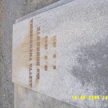 NOORDWYK Aletta Theunissina, van 1898-1971