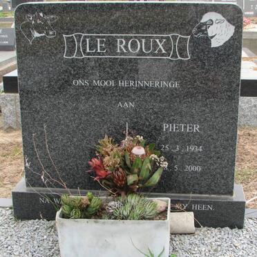ROUX Pieter, le 1934-2000