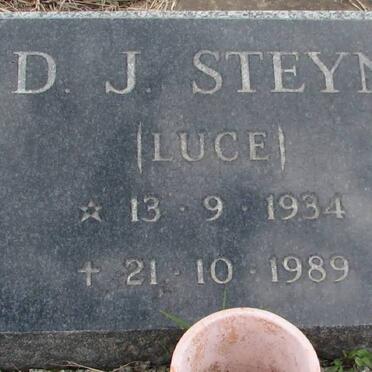 STEYN D.J. 1934-1989