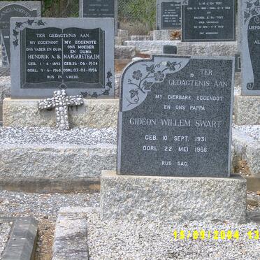 SWART Gideon Willem 1931-1966