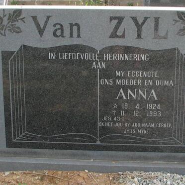 ZYL Anna, van 1924-1993