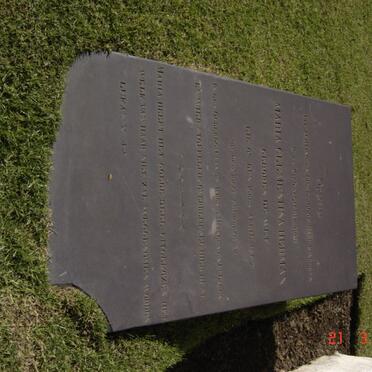 HERMAN Maria Clementina nee DE WET -1862