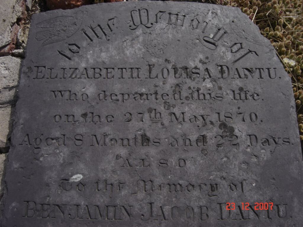 DANTU Elizabeth Louisa -1870