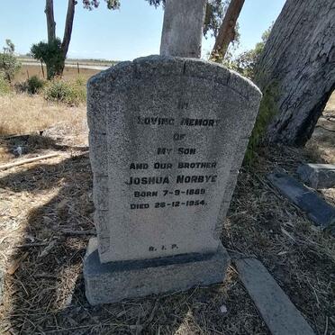 NORBYE Joshua 1889-1954