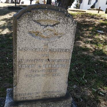 ADRIAANSE Susan E. nee JOHNSON -1945