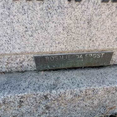 FAURE John A. 1900-1967 &amp; Elaine C. BRAND 1907-1998 :: FROST Rosaline Ida nee FAURE