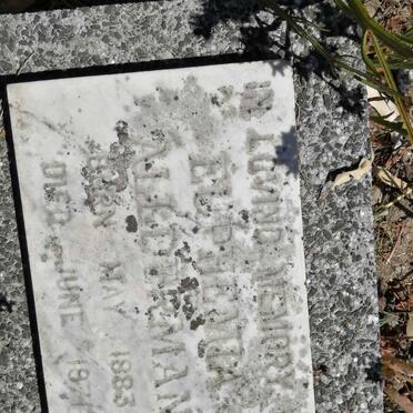 ALLDERMAN Euphemia 1883-1971