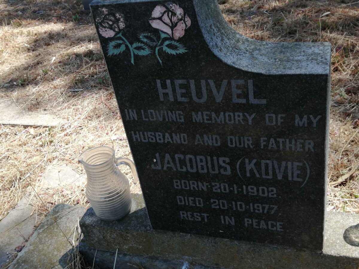 HEUVEL Jacobus 1902-1977