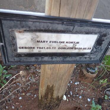 KORTJE Mary Eveline 1941-2020
