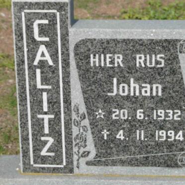 CALITZ Johan 1932-1994