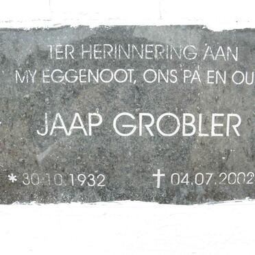 GROBLER Jaap 1932-2002