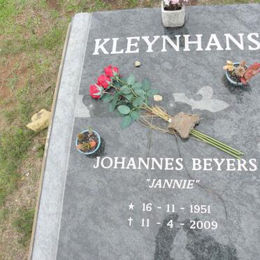 KLEYNHANS Johannes Beyers 1951-2009