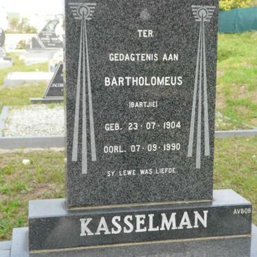 KASSELMAN Bartholomeus 1904-1990