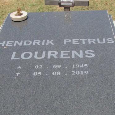 LOURENS Hendrik Petrus 1945-2019