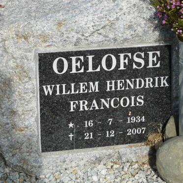 OELOFSE Willem Hendrik Francois 1934-2007