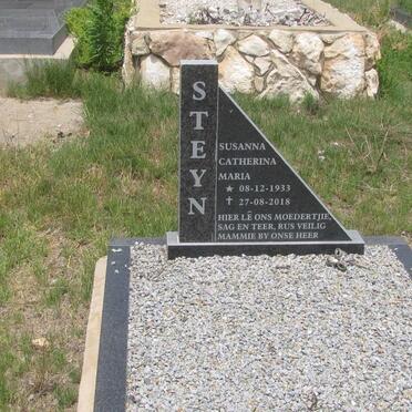 STEYN Susanna Catherina Maria 1933-2018